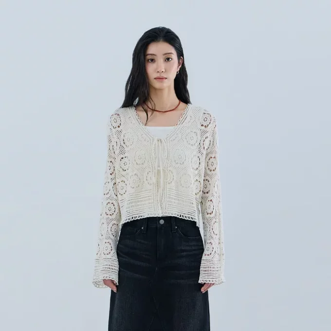 여성_크로쉐 가디건 (OQ2S5781)