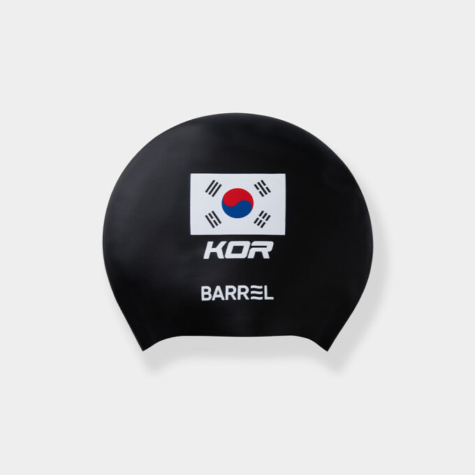 WA 코리아 롱헤어 스윔 캡 블랙 (B4FUASC005BLK)