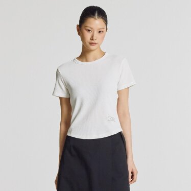 WOMEN 컴피프레쉬 와플 반팔티 (SLIM FIT) NBNEG2W552 WH