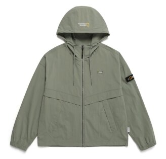 여성 시그너스 우븐 스트레치 바람막이 LICHEN KHAKI N241WFT080