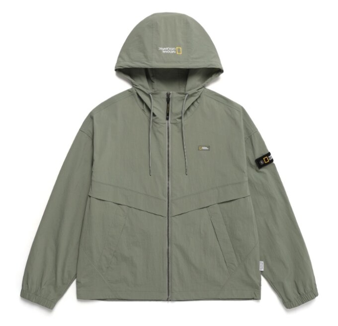 여성 시그너스 우븐 스트레치 바람막이 LICHEN KHAKI N241WFT080