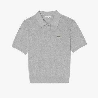 26F/W 라코스테 여성 소프트 반팔 스웨터 폴로셔츠 PF535E-56N CCA