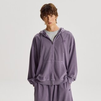 UNI ESCAPE 다잉 후드집업 (OVER FIT) NBMDG31833 PU 
