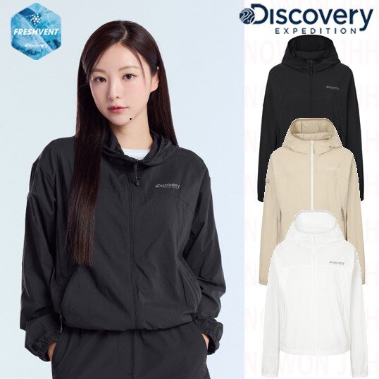 25SS 프레시벤트 여성 하이브리드 크롭 바람막이 DWWJ92053
