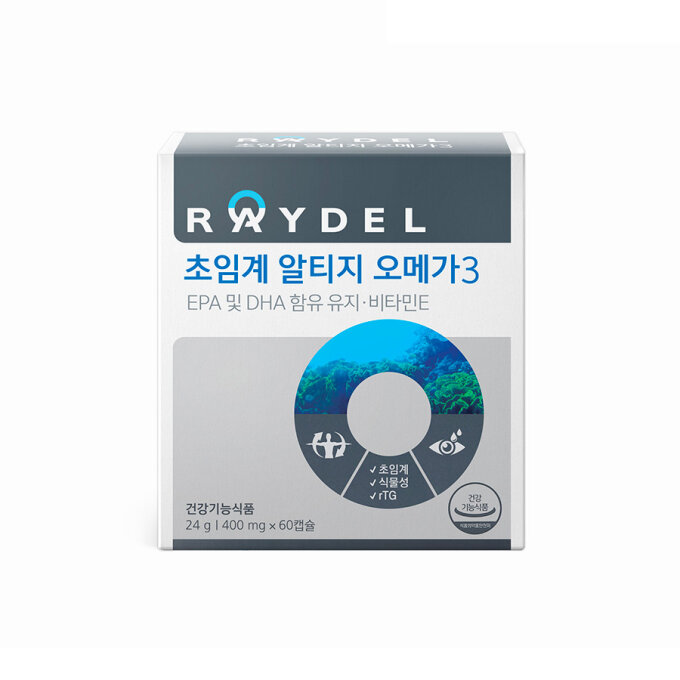 [백화점 정식 출고 상품] 초임계 알티지 오메가3(60캡슐) x 1박스