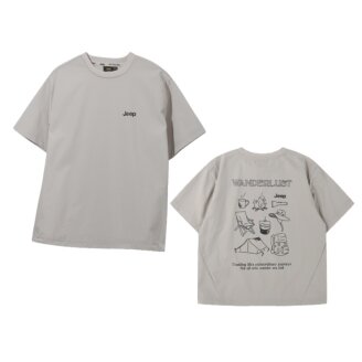 캠핑 화섬셋업 반팔티 KR2TSU140BE