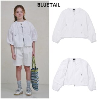 여아 화이트 절개 셔링 점퍼 AAB2JP01WT