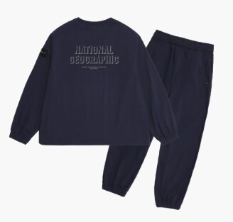 K263UPB010우븐 스트레치 상하 SET  NAVY