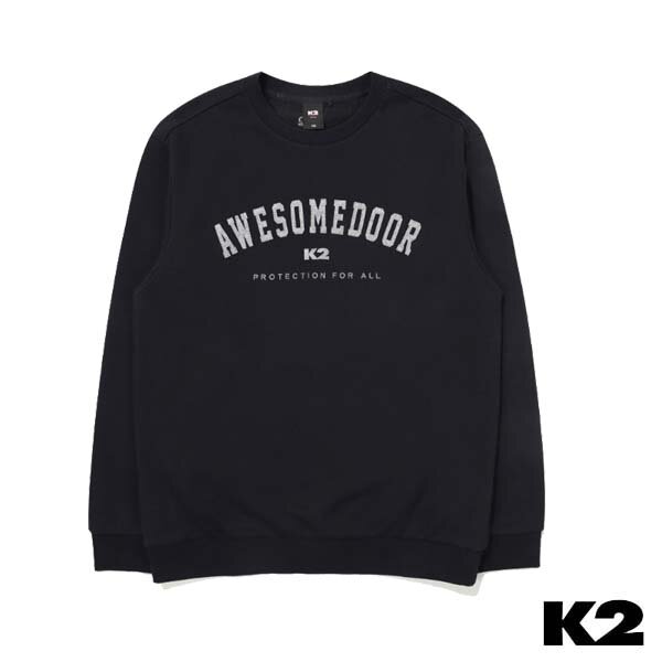 KMU24243 N4 남성용 간절기 플라이워크 바시티 맨투맨 티셔츠