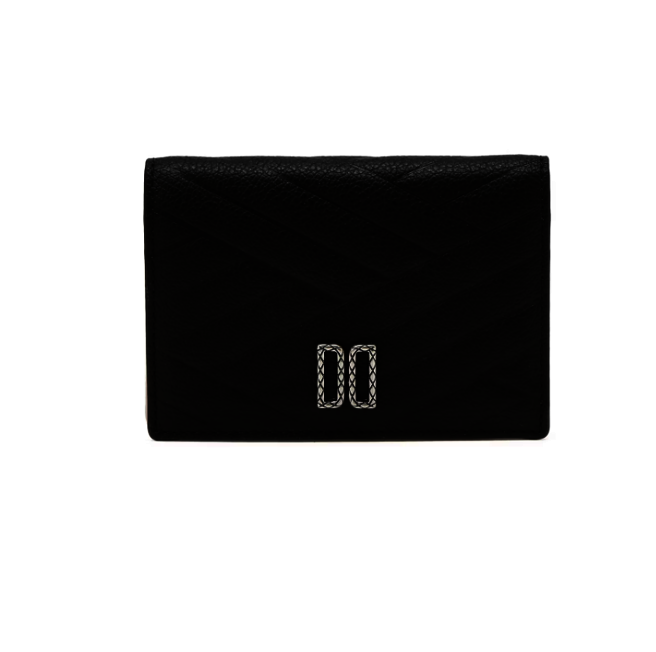 칼라일 블랙 DD로고 포인트 카드지갑 DCWA6F790