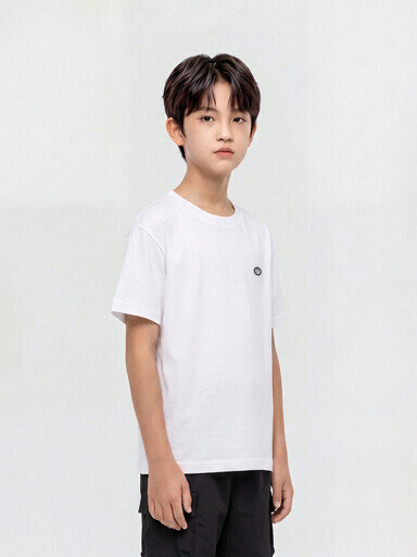  PKG2TS3041 공용 쿨텐션 루즈핏 반팔티 여름 키즈 냉감 데일리 티셔츠