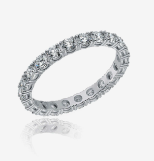 다이아 테니스 2.5mm 14K 반지 LRF25058D 