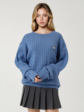 공용 Steve Cable Sweater(M)- WHKAG1121M