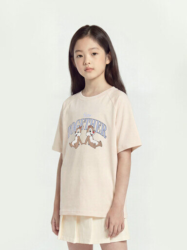 PKG2TS2210 여아 미키 아이차 루즈핏 반팔티 여름 키즈 냉감 티셔츠
