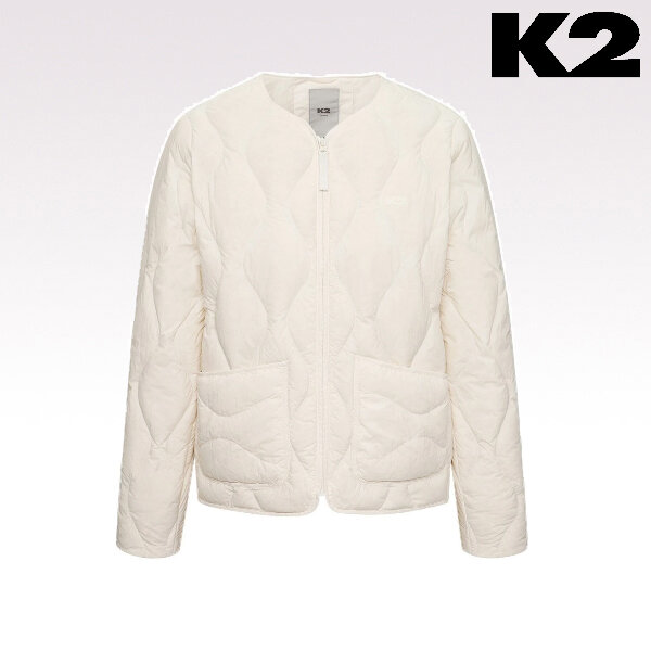 KWU25582 W5 여성 U넥 슬림다운 경량덕다운 경량패딩