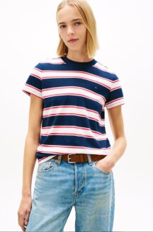 레귤러핏 플래그 저지 티셔츠 T32G1TTO41TWT10A7