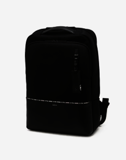 블랙 라인배색 백팩 HJBA6F060BK