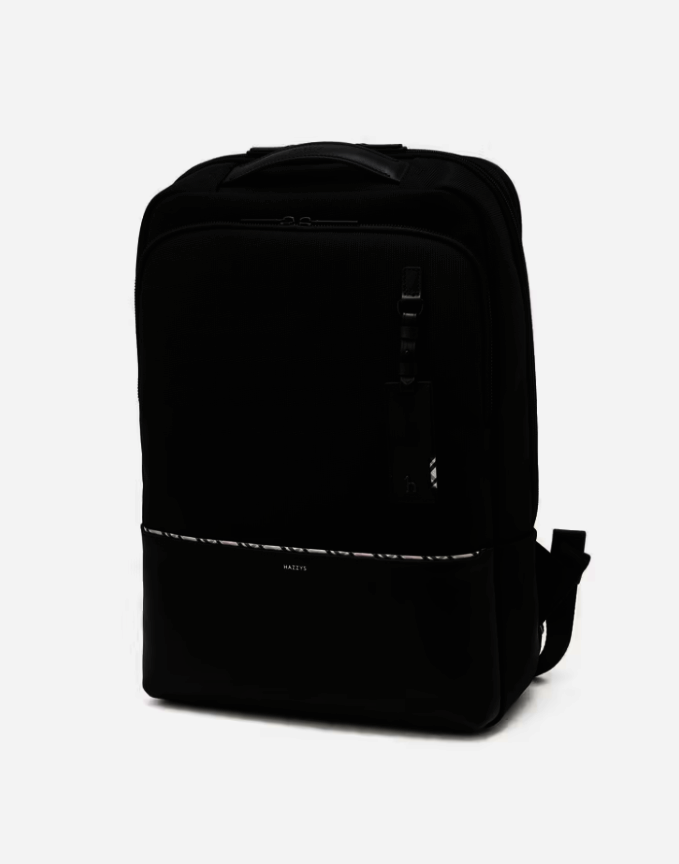 블랙 라인배색 백팩 HJBA6F060BK