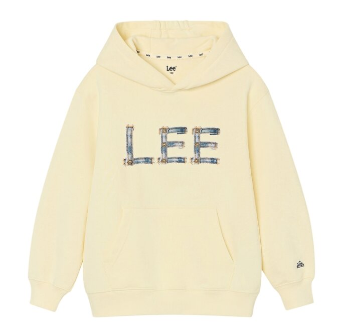 키즈 데님 로고 아트웍 후드(LK2601HD12)LY
