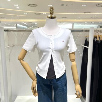 가디건 레이어드 티셔츠 621820