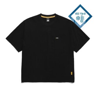 [공용]프로즌 에어 반팔티셔츠 CARBON BLACK N242UTS190