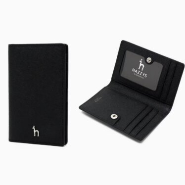 블랙 퍼피로고 플랫 카드지갑 HIHO3F131BK
