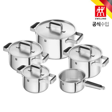 퓨어 쿡웨어 스틸 5종 냄비세트 (HK1028783)