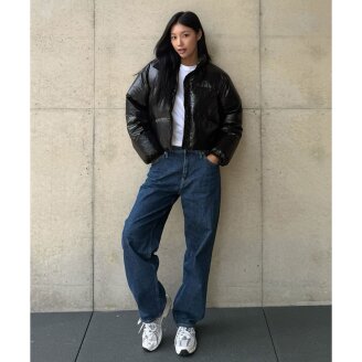 여성 90s 스트레이트핏 다크블루 청바지 J224413-1BJ