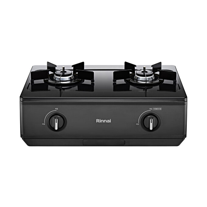 AA가스레인지 2구 건전지 그라파이트 블랙 RTR-H2200 _pt