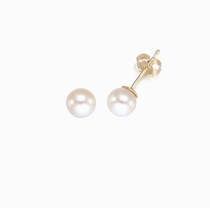 주문제작 담수진주 5mm 14k 귀걸이 LPFL4C05G