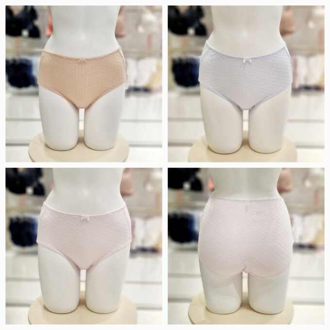 엠보싱 눈꽃 면스판 부인용 팬티 PT7407