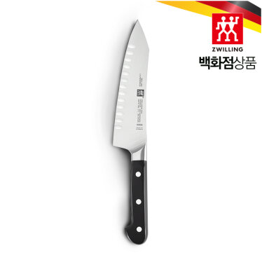 프로 산토쿠 나이프 할로우 엣지 주방칼 18cm (HK38418-181)
