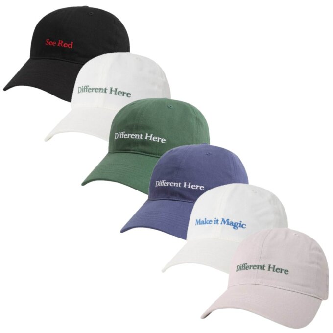 BOS 슬로건 오버캡 SOFT BALL CAP 모자 N255AP232P