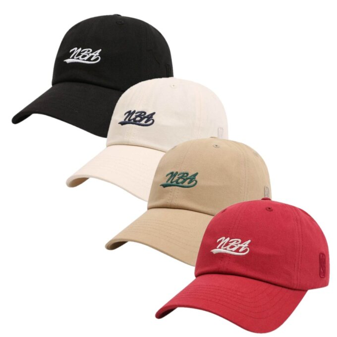 로고 자수 흘림체 SOFT BALL CAP 모자 N255AP264P
