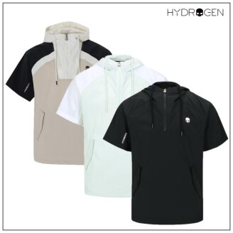남성 경량 우븐 스트레치 반팔 아노락 H11D2WT312