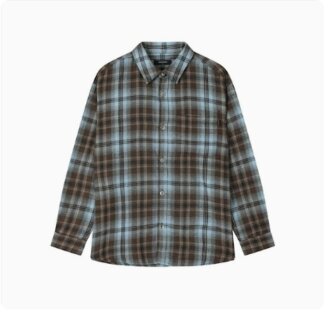 남성플란넬 원포켓 체크 셔츠(B251SH300P)