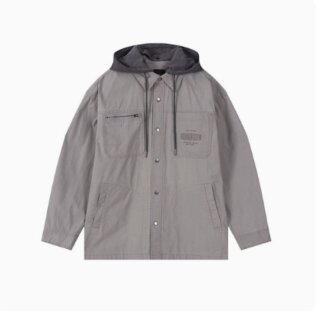 버커루] 남성 피그먼트 후드 탈착 셔켓 B251SH340P