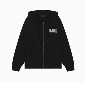 3단 쭈리 루즈핏 밀리터리 후드 집업(B251TJ326P)