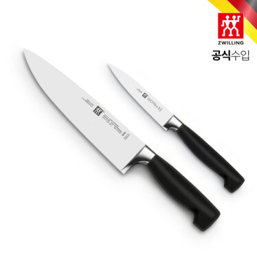 포스타 2종 주방칼 세트 과도+셰프 나이프 (HK35175-000)