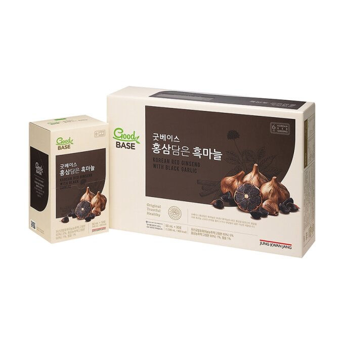 굿베이스 홍삼담은 흑마늘 50ml*30포