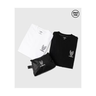 남여공용  2PACK 베이직 반팔 티셔츠(LW255TS901)
