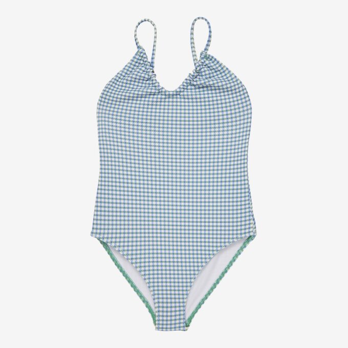 록시 유스 GINGHAM RG 원피스 수영복 TF21KI007_WBS