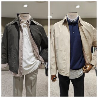 25년봄카라넥 베이직 온우라 봄점퍼 2종 NEF1JJ1621