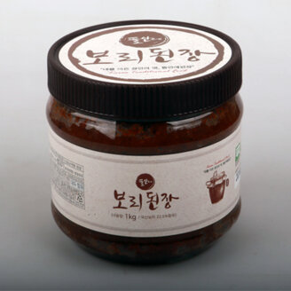 뜰안에 된장 국산콩 보리된장 1kg (전통 재래식 된장)