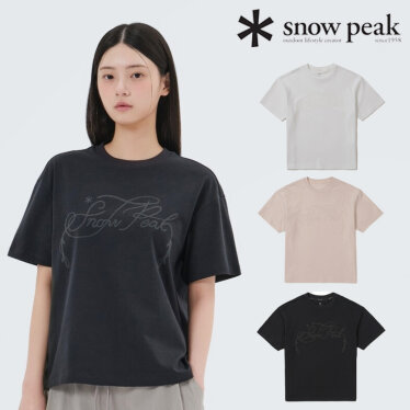 아스킨 여성 발포 레터링 반팔 티셔츠 S25MWFTS87