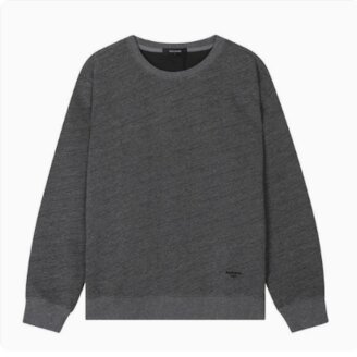남성 C/P/PU 바이어스 골지 R넥 TS(B255Z1160P)
