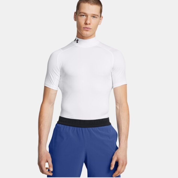 남성 HeatGear® 컴프레션 모크 반팔(1372586-100)