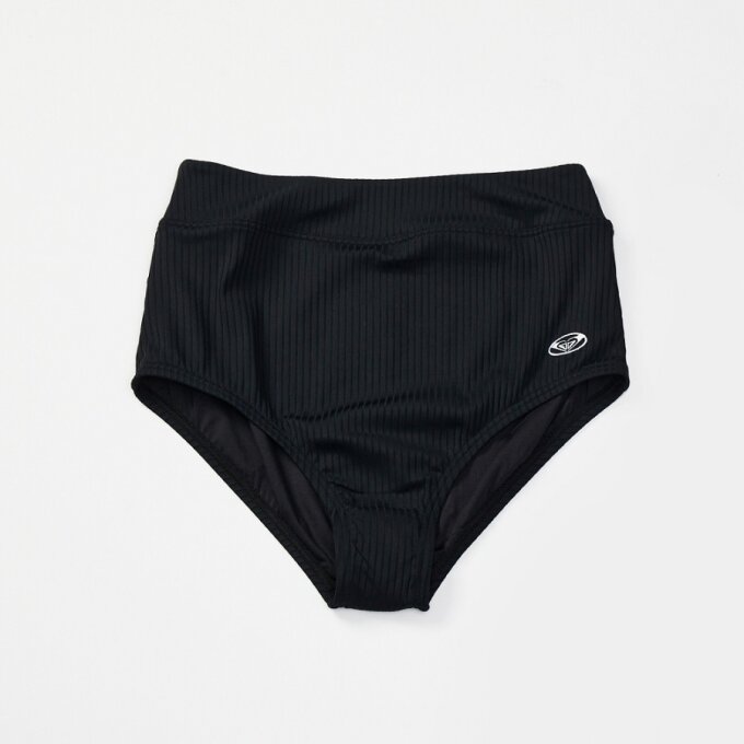 록시 하이웨스트 비키니 쇼츠 RF21RT080_BLK
