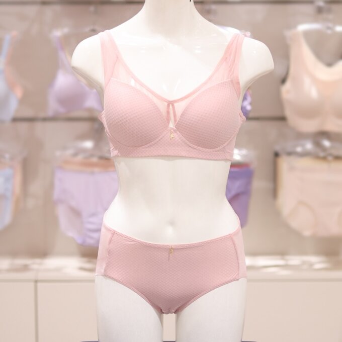 FI4BAG3641F/DR 마름모 커버리지 여성 브라팬티세트(SKK)