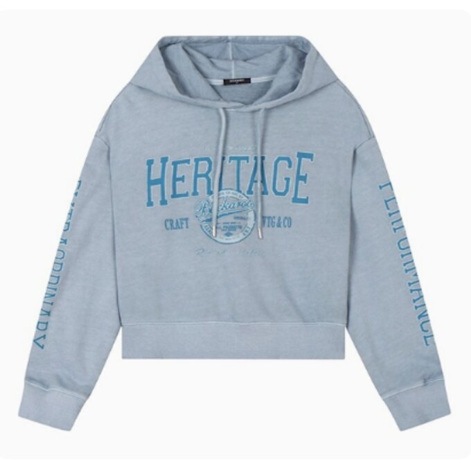 여성 루즈핏 HERITAGE 아트웍 후드 TS (B243TS530P)